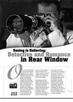 Seeing is Believing: Detective and Romance in <i>Rear Window</i>