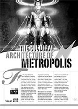 The Cultural Architecture of <i>Metropolis</i>