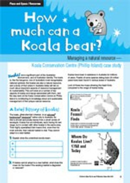 How much can a koala bear? A case study of sustainable management