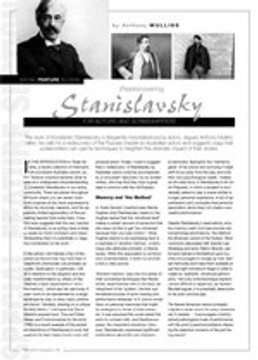 (Re)discovering Stanislavsky for Actors and Screenwriters