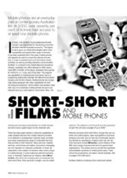 Short-Short Films and Mobile Phones