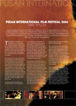 Pusan International Film Festival 2004; How Many Borders Must We Cross to Reach Home? Angelopoulos at Pusan