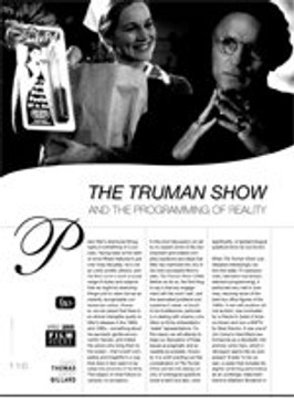 The Truman Show and the Programming of Reality