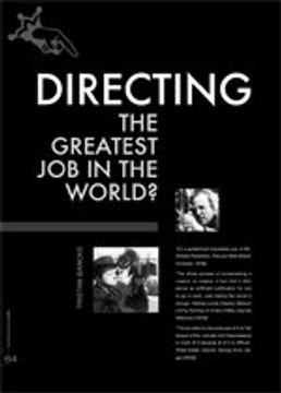 Directing: The Greatest Job in the World?