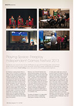 Playing Space: Freeplay Independent Games Festival 2013