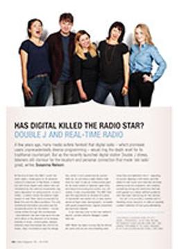 Has Digital Killed the Radio Star? Double J and Real-time Radio