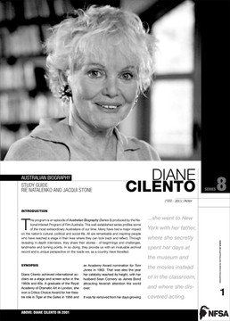 Australian Biography Series - Diane Cilento (Study Guide) 