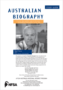 Australian Biography Series - Noel Tovey (Study Guide)