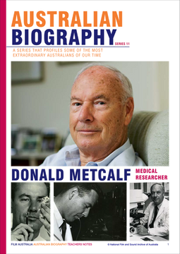 Australian Biography Series - Donald Metcalf (Study Guide) 