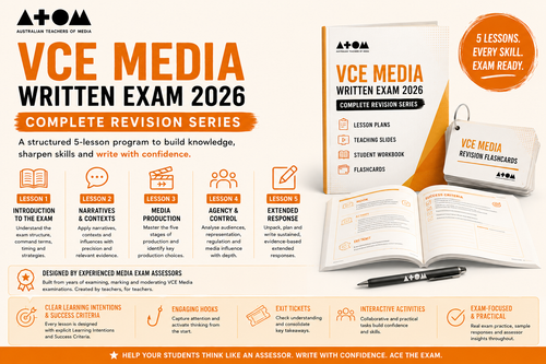 Unit 3&4 Media Written Exam 2026 Revision Series