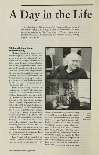 A Day in the Life: Lyndon and Lloyd Sharp