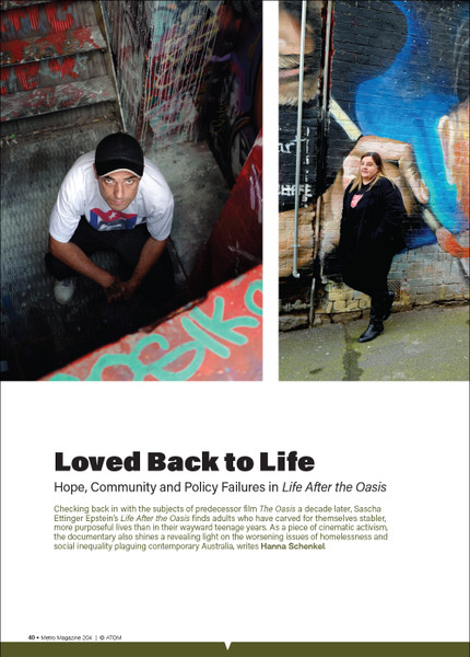 Loved Back to Life: Hope, Community and Policy Failures in 'Life After the Oasis'
