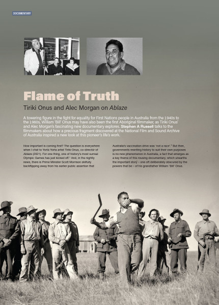 Flame of Truth: Tiriki Onus and Alec Morgan on 'Ablaze'