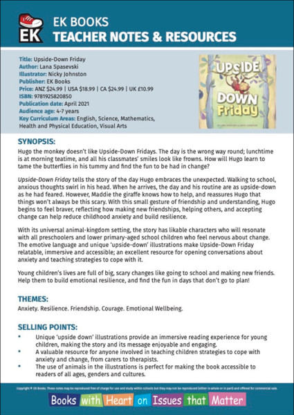 Upside-Down Friday (Teacher Notes)