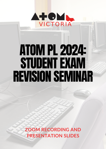 ATOM PL: Student Exam Revision Seminar 2024