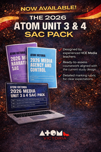 Unit 3&4 SAC Pack 2026