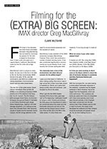 Filming for the (Extra) Big Screen: IMAX Director Greg MacGillivray