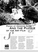<i>Picnic at Hanging Rock</i> and the Puzzle of the Art Film