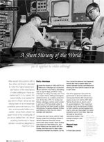 A Short History of the World (as it applies to video editing)