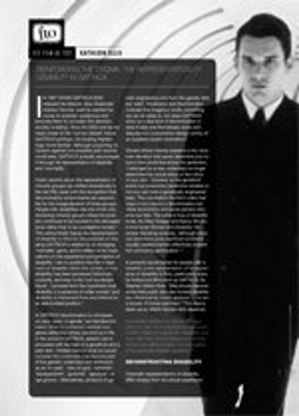 Reinforcing the Stigma: The Representation of Disability in 