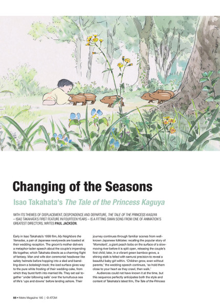 Changing of the Seasons: Isao Takahata's The Tale of the Princess Kaguya