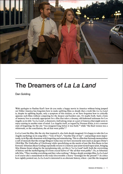 The Dreamers of 'La La Land'