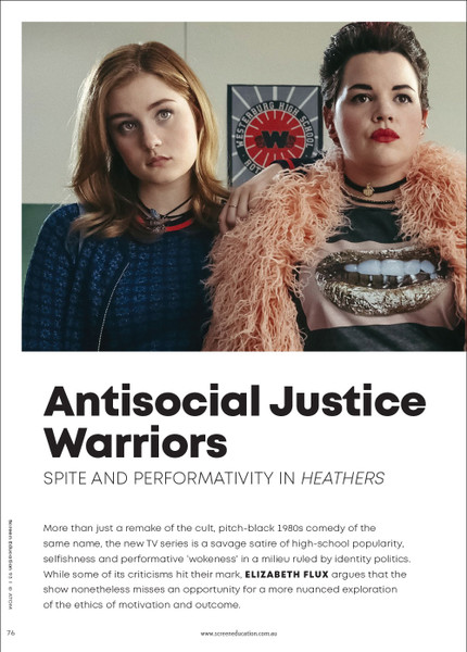 Antisocial Justice Warriors: Spite and Performativity in 'Heathers'