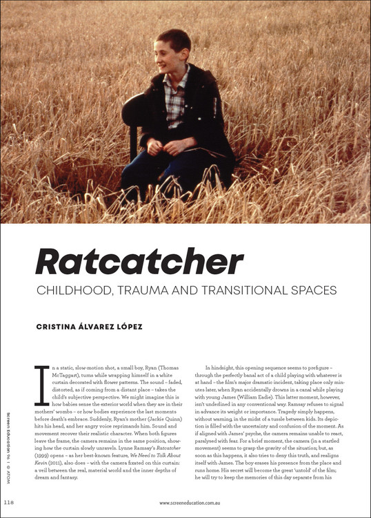 'Ratcatcher': Childhood, Trauma and Transitional Spaces