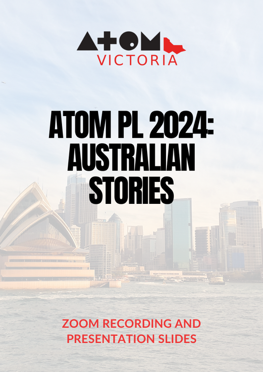 ATOM PL: Australian Stories Recording and Resources 2024