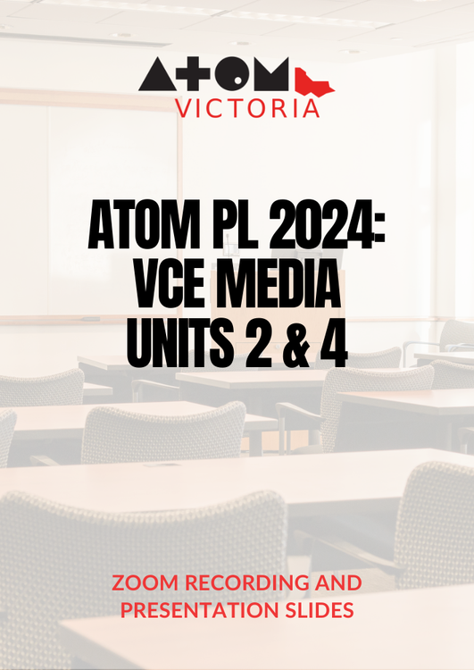 ATOM PL: VCE Media Units 2 & 4 2024