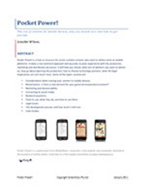 Pocket Power!