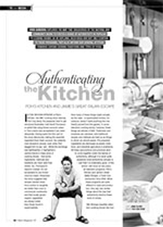 Authenticating the Kitchen: <i>Poh? Kitchen</i> and <i>Jamie? Great Italian Escape</i>