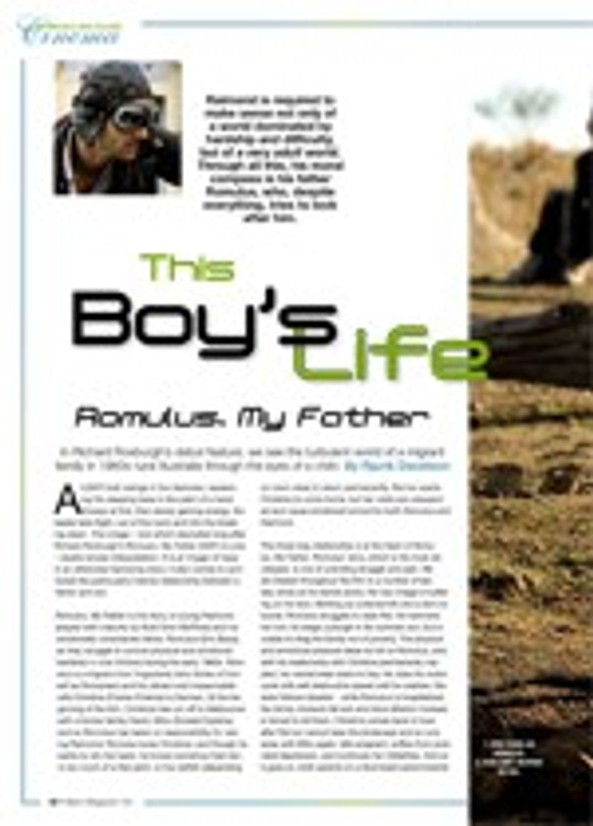 This Boy's Life: <i>Romulus, My Father</i>