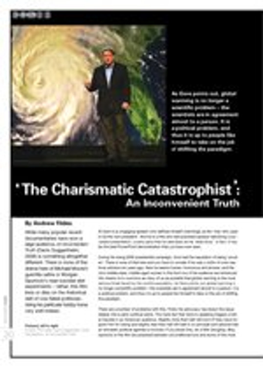 ?he Charismatic Catastrophist? <i>An Inconvenient Truth</i>