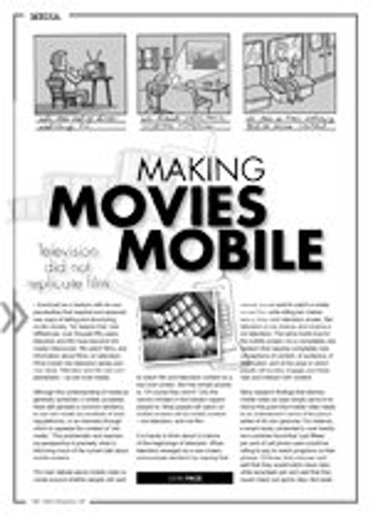 Making Movies Mobile