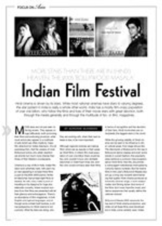 More Stars Than There are in Hindi Heaven: The 2005 Bollywood Masala Indian Film Festival