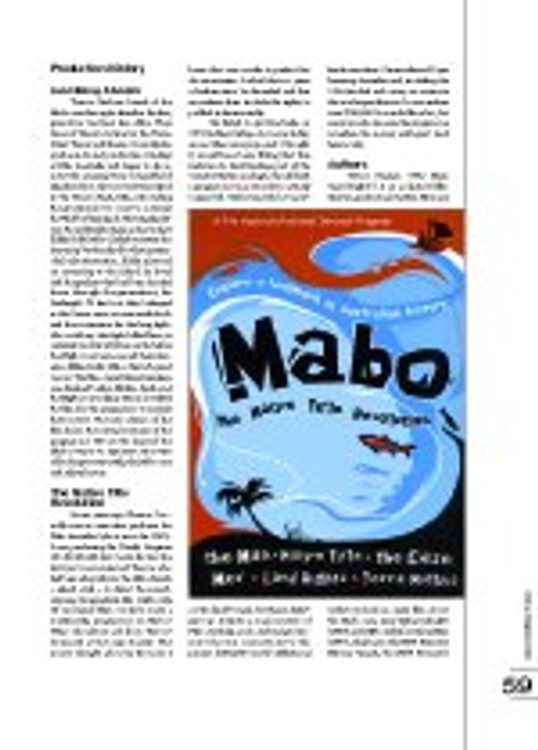 'Mabo: The Native Title Revolution'