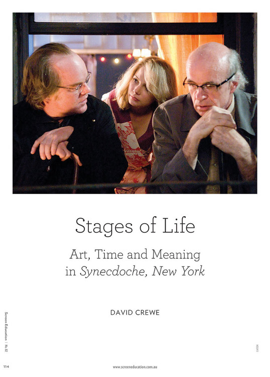 Stages of Life: Art, Time and Meaning in Synecdoche, New York