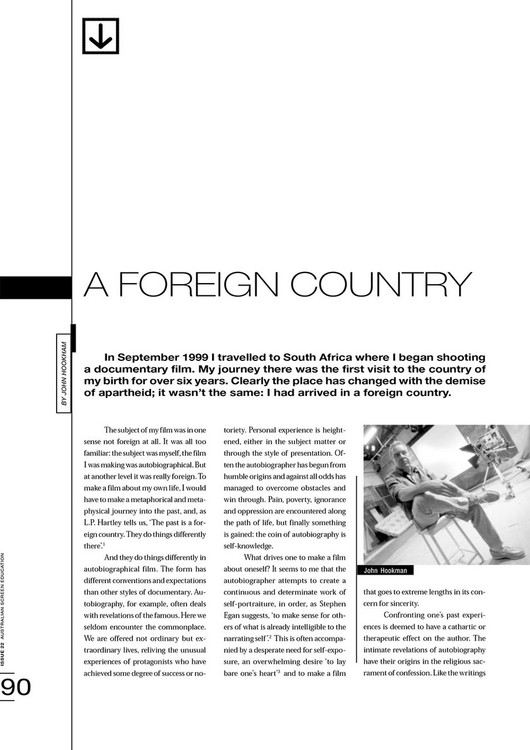 A Foreign Country