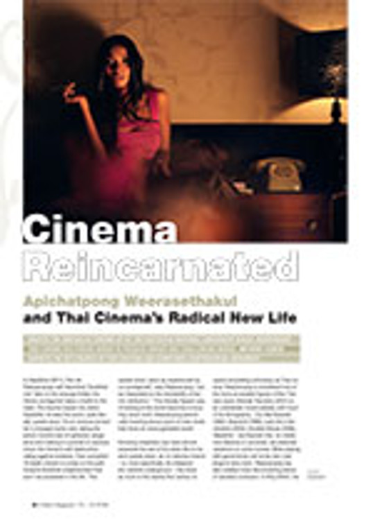 Cinema Reincarnated: Apichatpong Weerasethakul and Thai Cinema's Radical New Life