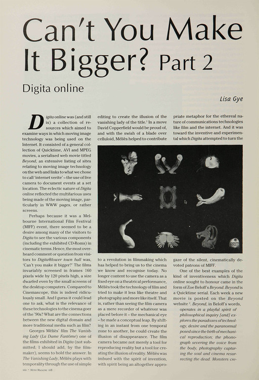 Can't You Make It Bigger? Part 2: Digita Online