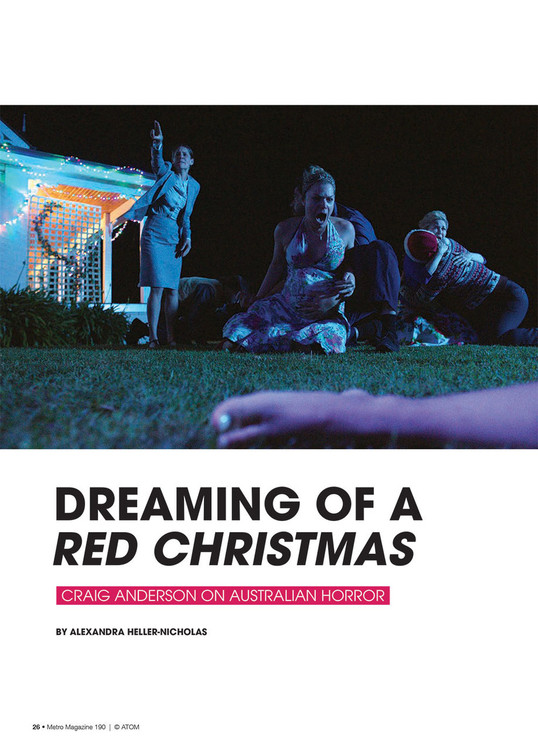 Dreaming of a Red Christmas: Craig Anderson on Australian Horror