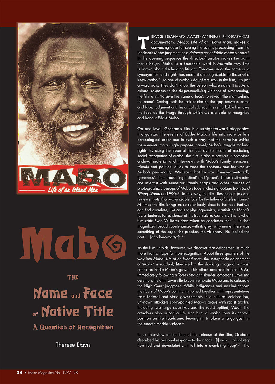 High Court Mabo No Mabo Case Human Rights And The Mabo Decision
