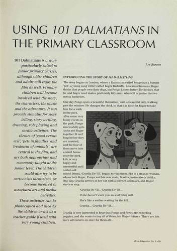 Using '101 Dalmatians' in the Primary Classroom - The Education Shop