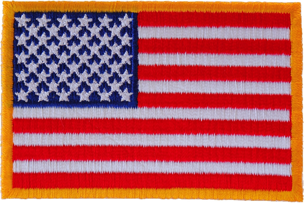 Us Flag Patch With Yellow Border Motorcycle Biker Kingman Az Route 66 Most relevant best selling latest uploads. us flag patch with yellow border