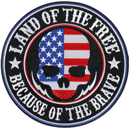 Land of the Free Skull Patch