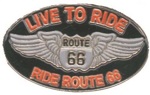 Live to Ride Route 66 Pin