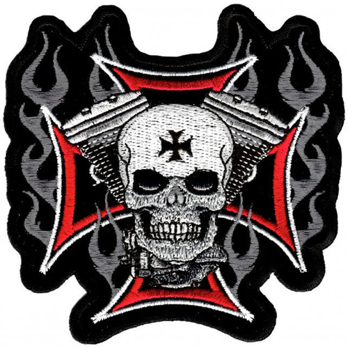 Cross, Motor, and Skull Patch Cross, Motor, and Skull Patch