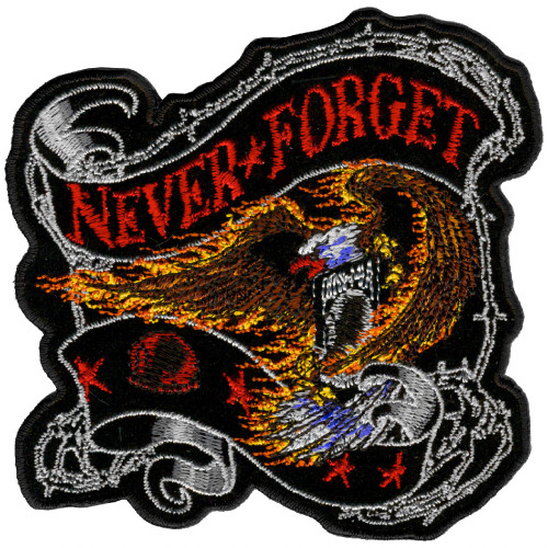 Never Forget Eagle Patch Never Forget Eagle Patch