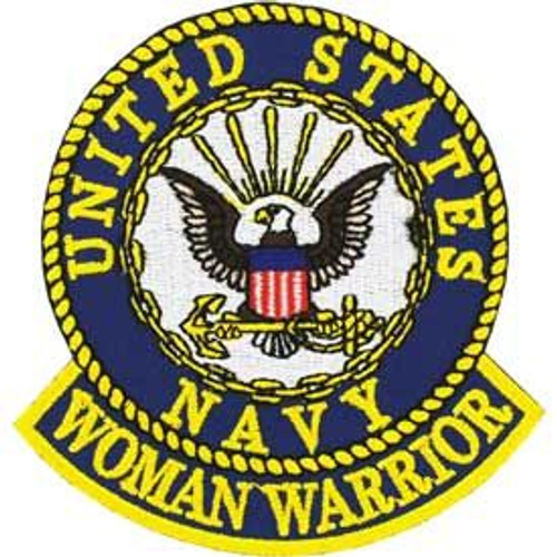 Navy Woman Warrior Patch Navy Woman Warrior Patch
